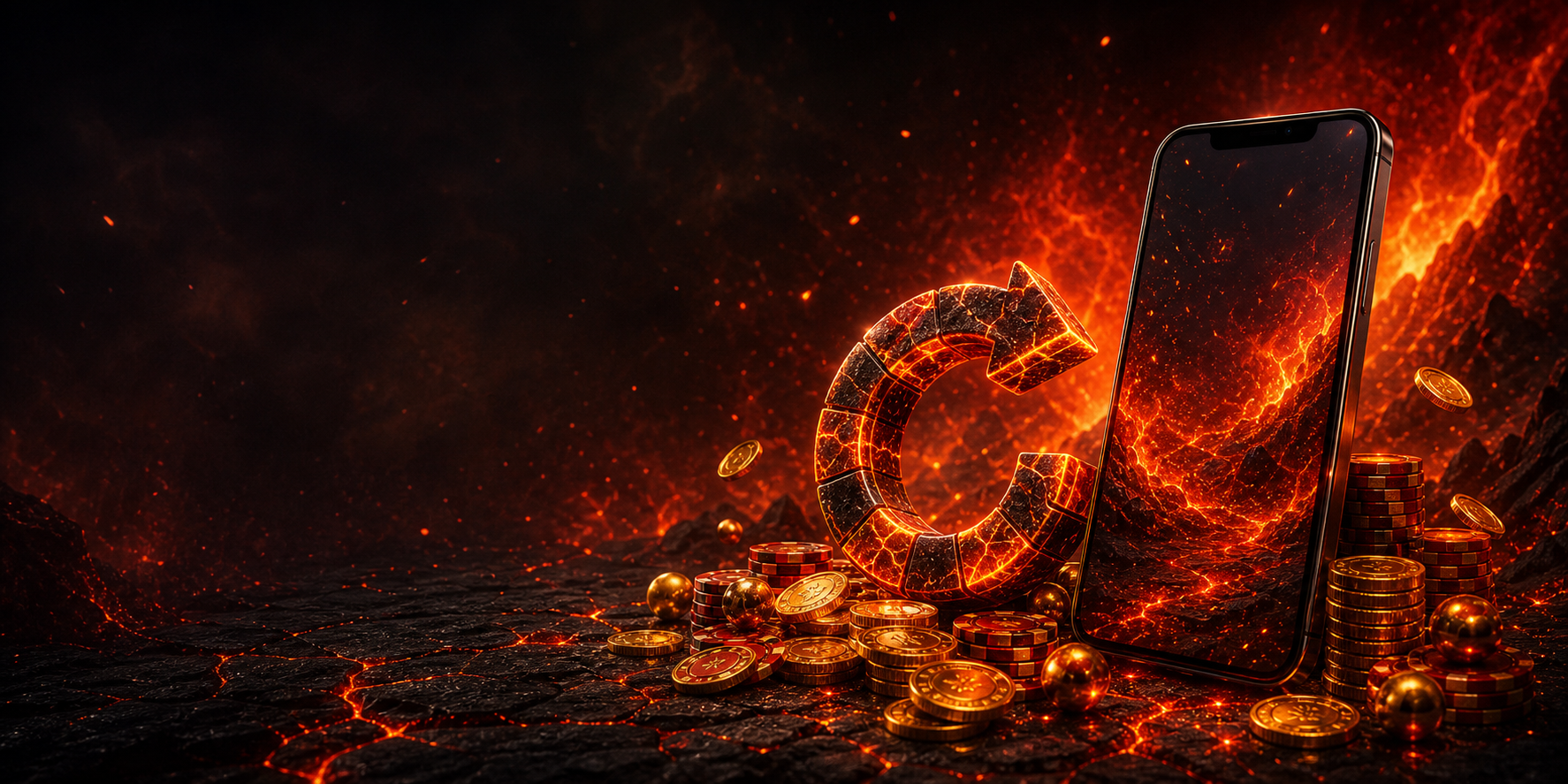 HellSpin promo banner bez textu Středeční bonus za dobití